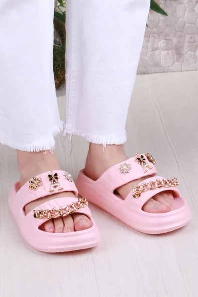 Fort Smx EZ5118 Plaj Deniz Havuz Terliği Hafif Rahat Esnek Kadın Terlik - Resim 12