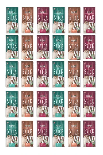 3 Çeşit Karma Kedi Ödül Çubuğu 30 Lu Set - 2