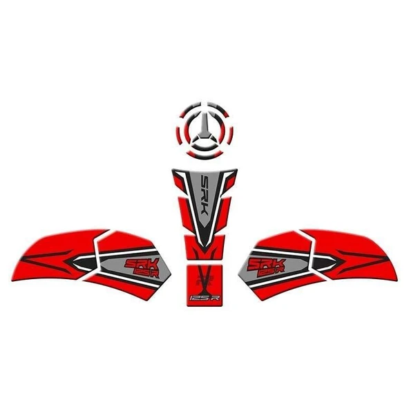 Rks Srk 125 R 2023 - 2025 Uyumlu Tank Pad Set 001