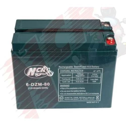 Akü 12V 80 E-Bisiklet Ncr 223-176-122 - 1