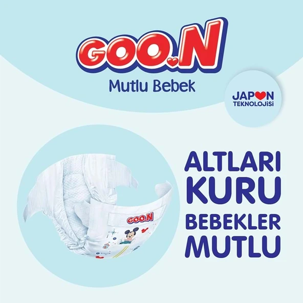 Goon Mutlu Bebek Bebek Bezi Beden:3 (7-12Kg) Midi 36 Adet Jumbo Pk
