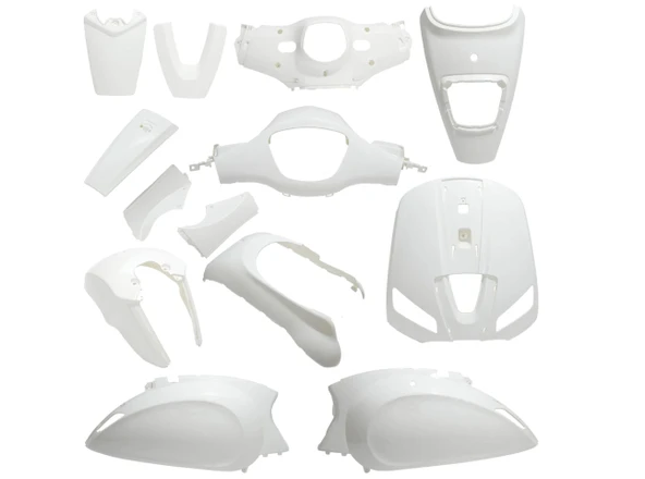 Mondial Scooter Wing 50 Kaporta Seti Beyaz 13 Parça ürün görseli 1