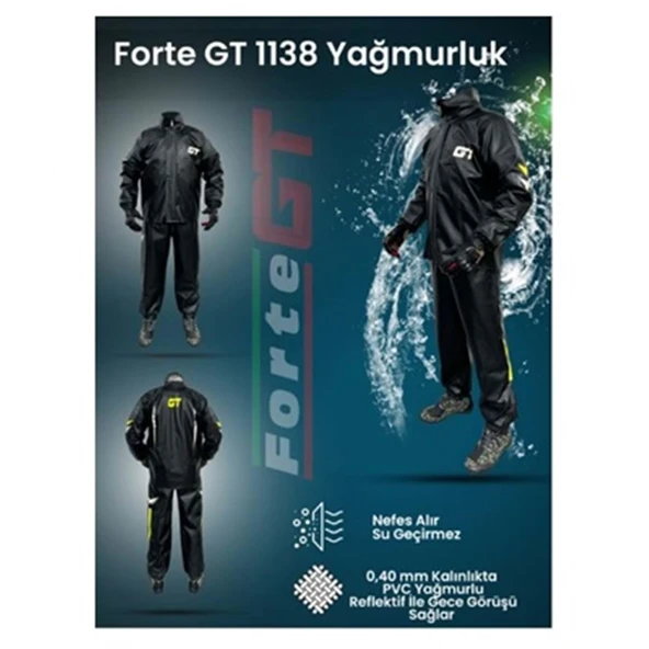 Yağmurluk Forte Gt 1138 Pvc Takım Xl ürün görseli