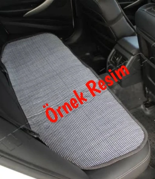 Universal Oto Koltuk Kılıfı Terletmez Minder 3 Parça SİYAH RENK - 2