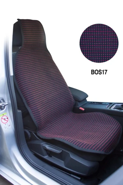 Universal Oto Koltuk Kılıfı Terletmez Minder 3 Parça BORDO RENK ürün görseli
