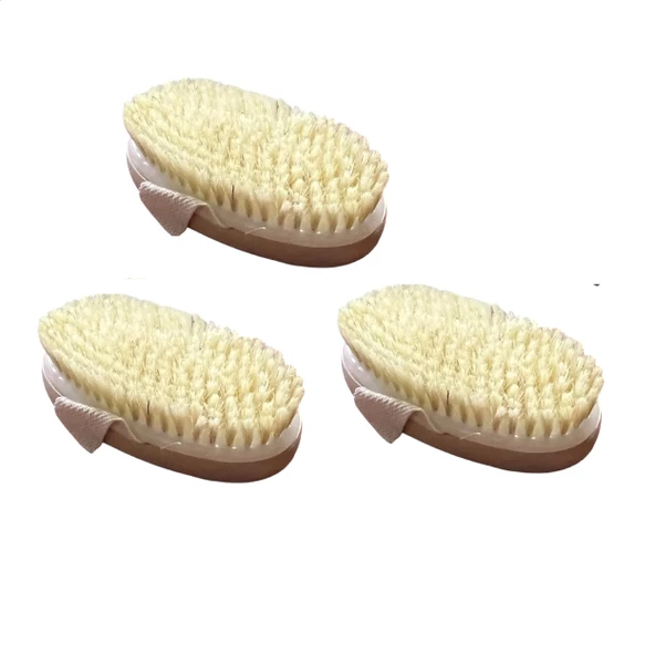 Doğal At Kılı Selülit Fırçası, 3 Adet, Derya Eren