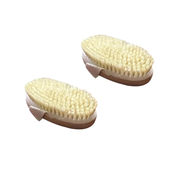 Doğal At Kılı Selülit Fırçası, 2 Adet, Derya Eren