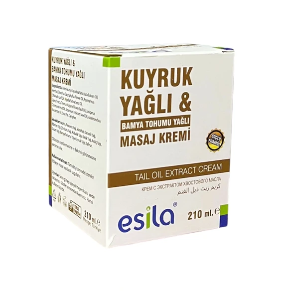 Kuyruk Yağı masaj Kremi 210 ml, Esila