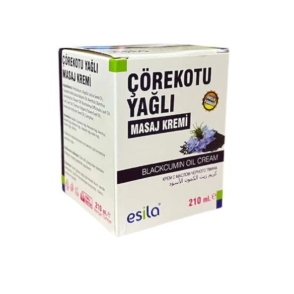 Çörekotu Yağı masaj Kremi 210 ml x3 Adet , Esila - 2