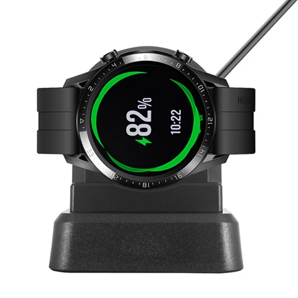 Huawei Watch GT- GT2 -GT2E Magic - Dream Şarj Aleti (Siyah)