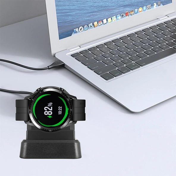 Huawei Watch GT- GT2 -GT2E Magic - Dream Şarj Aleti (Siyah) - 2