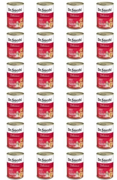 Dr.sacchi Konserve Kedi Sığır Etli 400gr X 24 Adet
