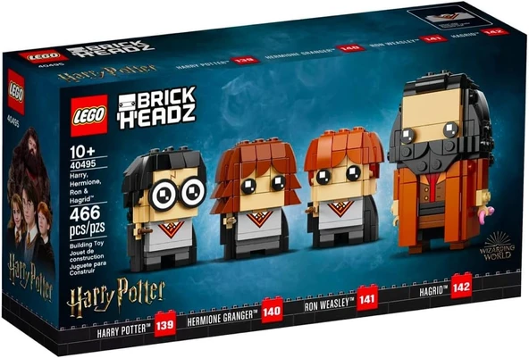 LEGO 40495 Brickheadz Harry Potter, Hermione, Ron & Hagrid