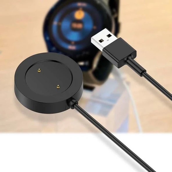Haylou LS04 RS3 USB Manyetik Akıllı Saat Şarj Kablosu (Siyah) - 3