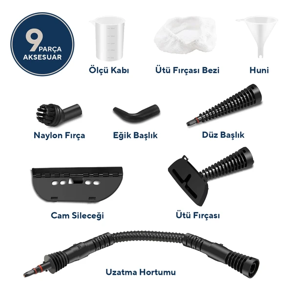 Kumtel Çok Fonksiyonlu Buharlı Temizleyici HSTE-01 - 2