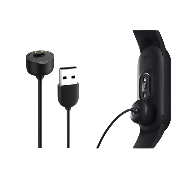 Xiaomi Mi Band 5 / 6 Manyetik Şarj Kablosu (Siyah) - 4