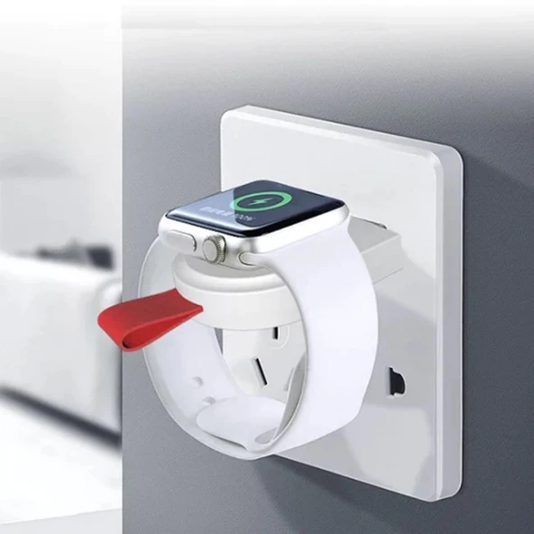 Apple İWatch 1-2-3-4-5-6-7-8 SE Magnetic Şarj Cihazı (Beyaz) - 5