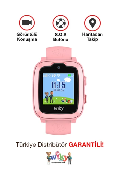 4 Plus Pembe Akıllı Çocuk Saati
