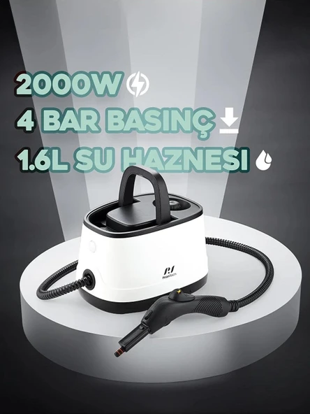 Pirantech CB-101A Çok Fonksiyonlu Buharlı Temizlik Makinesi - 4