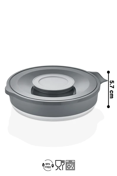 2’si 1 Arada Katlanabilen Mikser Karıştırma Kabı ve Kapaklı Saklama Kabı - Resim 4