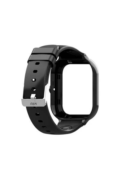 4s Siyah Değiştirilebilir Akıllı Çocuk Saati Kasa Ve Kordonu - 3