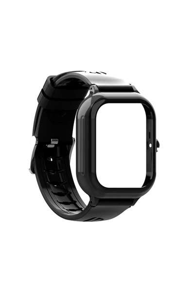 4s Siyah Değiştirilebilir Akıllı Çocuk Saati Kasa Ve Kordonu