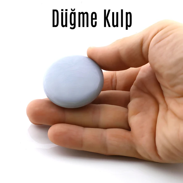 Mantar Kulp Düğme 10 ADET Çekmece Mutfak Mobilya Dolabı Dolap Kulpu Kulbu Plastik Kulp Gri - Resim 3