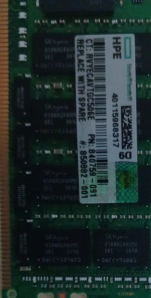 HPE 64GB 4DRX4 PC4-2666V DDR4 REG 850882-001 840759-091