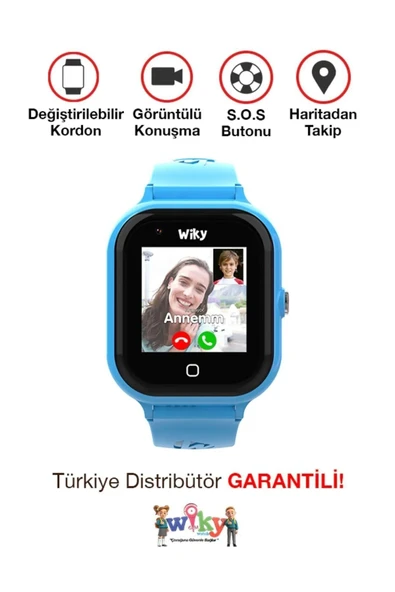 Wiky Watch 4s Akıllı Çocuk Saati Mavi