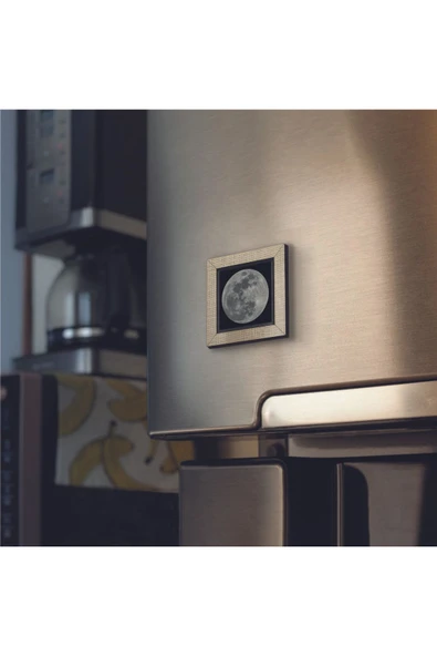 Dolunay Baskılı MDF Magnet 7X7 - 3
