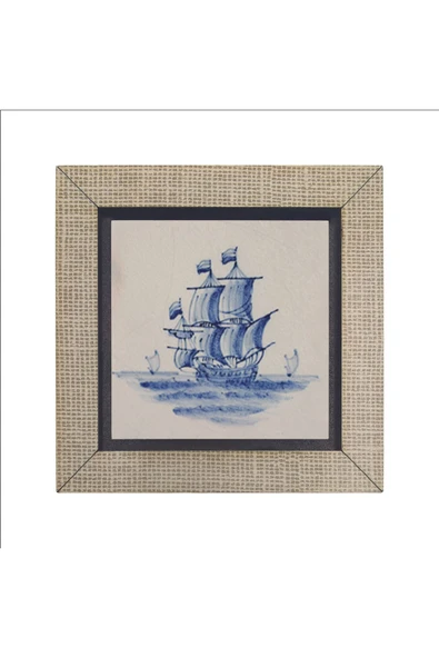 Hollanda Deseni Baskılı MDF Magnet 7X7 - 4