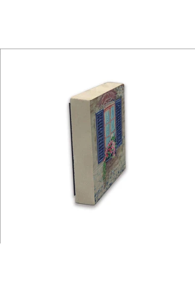 İtalya Görseli Baskılı Taş Magnet 5X5 - 4