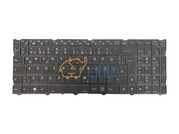 Monster Abra A5 V16.7.1, A5 V16.7.2 Notebook Klavyesi, Siyah TR ışıklı