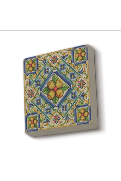 İtalyan Deseni Baskılı Taş Magnet 5X5