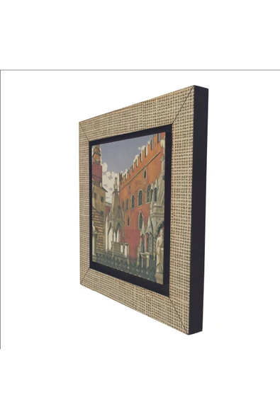 İtalya Görseli Baskılı MDF Magnet 7X7 - 5