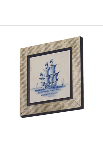 Hollanda Deseni Baskılı MDF Magnet 7X7