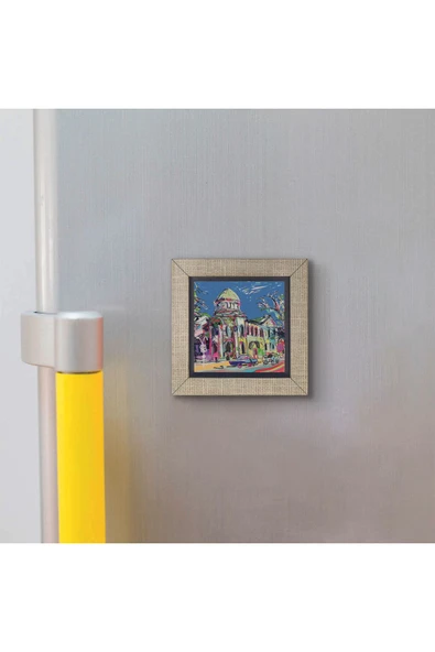 Ukrayna Görseli Baskılı MDF Magnet 7X7 - 3
