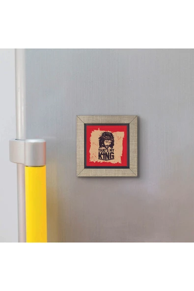 Hz İsa Görseli Baskılı MDF Magnet 7X7 - 3