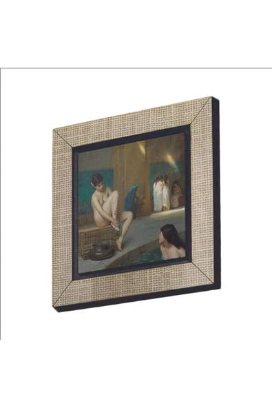 Hamamda Nü (Jean-Léon Gérôme, 1889) Baskılı MDF Magnet 7X7