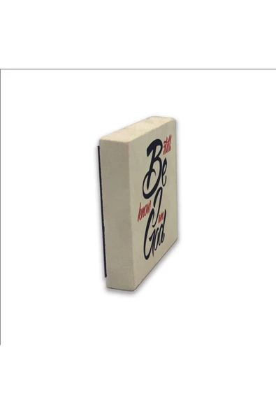 Zebur 46:10 Baskılı Taş Magnet 5X5 - 4