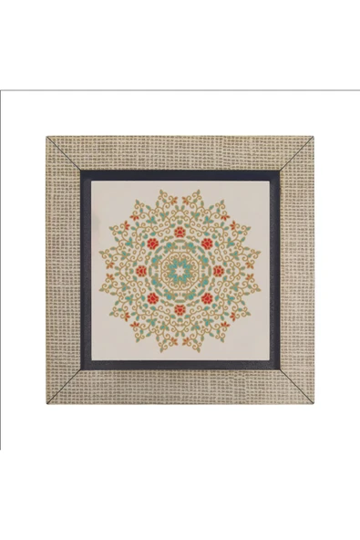 Rumi Desen Baskılı MDF Magnet 7X7