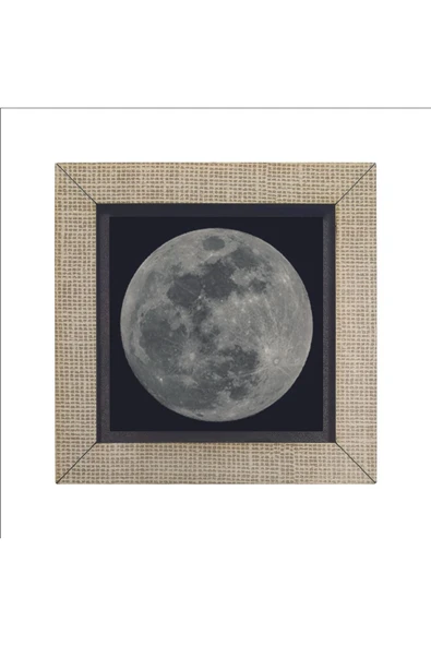Dolunay Baskılı MDF Magnet 7X7 - 5