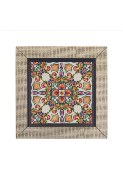 İtalyan Deseni Baskılı MDF Magnet 7X7 - 4