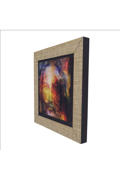 Hz. Isa Görseli Baskılı MDF Magnet 7X7 - 5