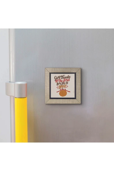 Zebur 107:1 Baskılı MDF Magnet 7X7 - 3