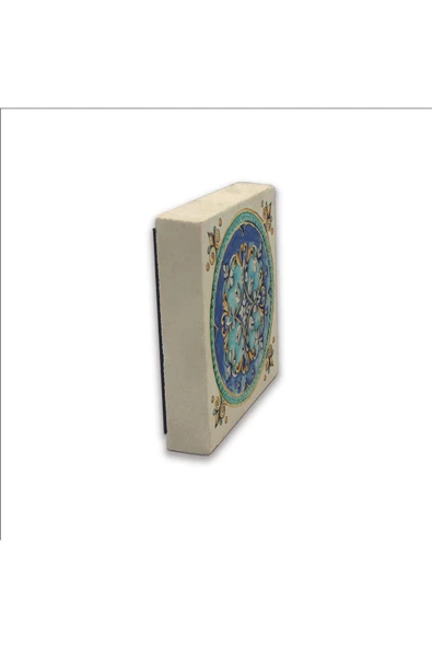 İtalyan Deseni Baskılı Taş Magnet 5X5 - 4