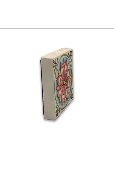 İtalyan Deseni Baskılı Taş Magnet 5X5 - 4