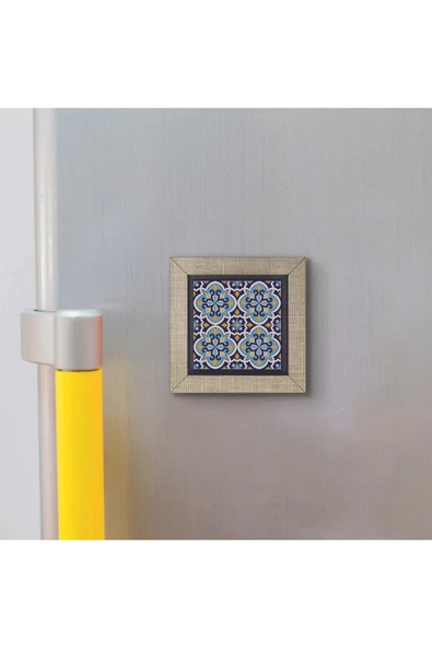 İtalyan Deseni Baskılı MDF Magnet 7X7 - 3