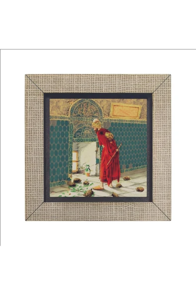 Kaplumbağa Terbiyecisi (Replika) Baskılı MDF Magnet 7X7 - 4