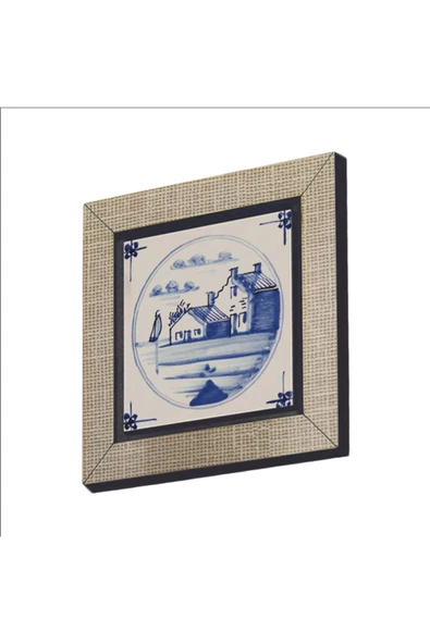 Hollanda Deseni Baskılı MDF Magnet 7X7